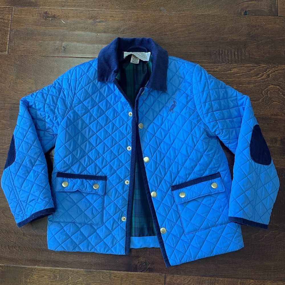 TBBC Caldwell Quilted Coat Blue- sz 6